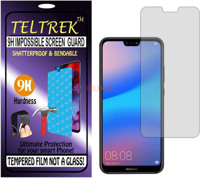 TELTREK Tempered Glass Guard for HONOR P20 LITE (Flexible Shatterproof)(Pack of 1)
