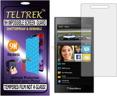 TELTREK Tempered Glass Guard for BLACKBERRY Z3 (Flexible Shatterproof)(Pack of 1)