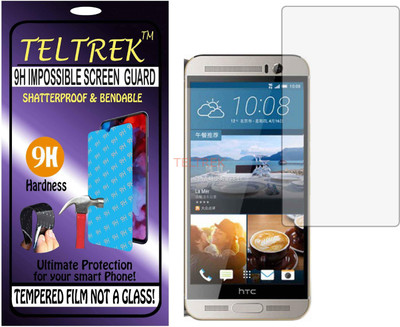 TELTREK Tempered Glass Guard for HTC ONE M9 PLUS (Flexible Shatterproof)(Pack of 1)