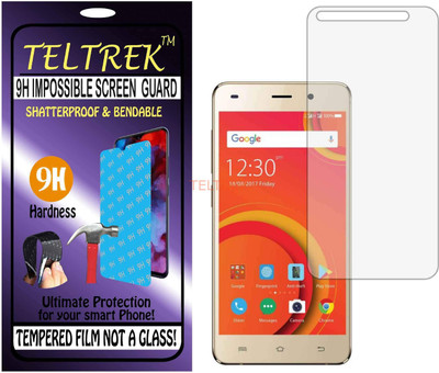 TELTREK Tempered Glass Guard for COMIO C1 (Flexible Shatterproof)(Pack of 1)