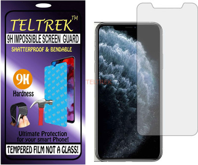 TELTREK Tempered Glass Guard for IPHONE 11 PRO MAX (Flexible Shatterproof)(Pack of 1)