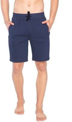 JOCKEY Solid Men Dark Blue Regular Shorts