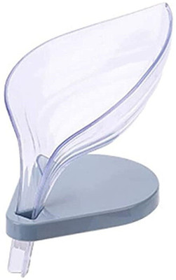 ActrovaX Leaf Shape Double Layer Soap Dish Case Holder(Multicolor)