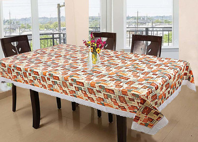 Casanest Printed 12 Seater Table Cover(Multicolor, PVC)