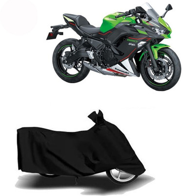 Exciting collections Two Wheeler Cover for Kawasaki(Ninja 650, Black)