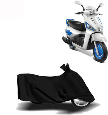 Exciting collections Two Wheeler Cover for Mahindra(Gusto, Black)