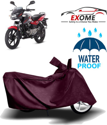 EXOME Two Wheeler Cover for Bajaj(Pulsar 150, Maroon)