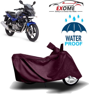 EXOME Two Wheeler Cover for Bajaj(Pulsar 220F, Maroon)