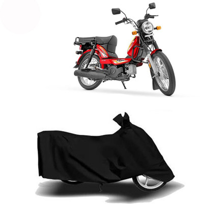 Exciting collections Two Wheeler Cover for TVS(Heavy Duty Super XL, Black)