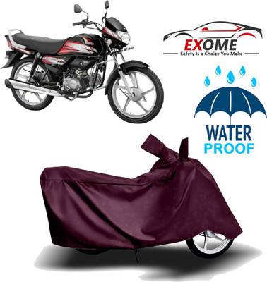 EXOME Two Wheeler Cover for Hero(HF Deluxe, Maroon)