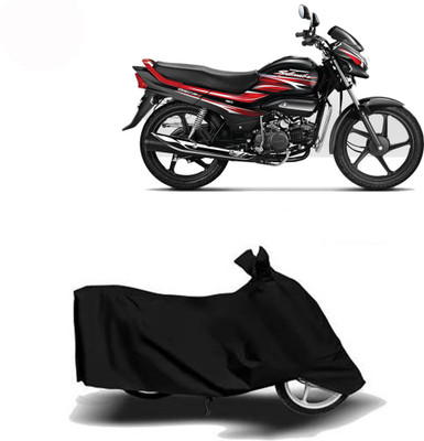 Amozkart Two Wheeler Cover for Hero(MotoCorp Super Splendor, Black)