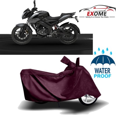 EXOME Two Wheeler Cover for Bajaj(Pulsar NS 200, Maroon)