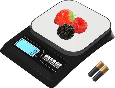 Qozent Digital Weighing Scale- home kitchen food weight machine /62/AQag Weighing Scale(Black)
