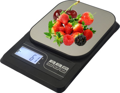Qozent Kitchen Weight Scale Digital- home kitchen electronic tarazu /116/AQag Weighing Scale(Black)