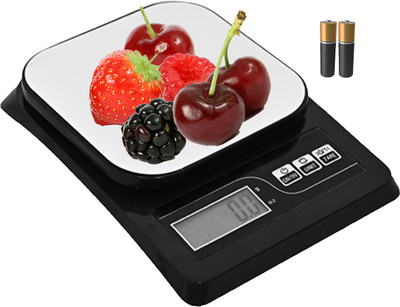 Qozent Food Weight Machine- home kitchen weight machine /91/AQag Weighing Scale(Black)