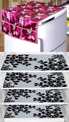 KANUSHI Fridge Mat(Width: 44 cm, purple)