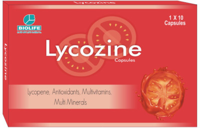BIOLIFE Lycozine Capsule pack of 4(Pack of 4, 40 Capsules)