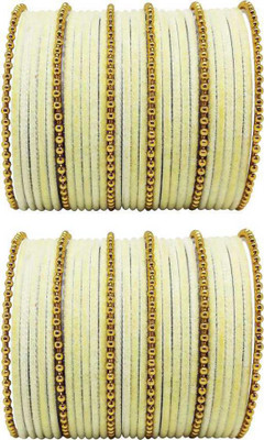 RADHA MOHAN EMPIRE Fabric, Glass Bangle Set(Pack of 60)