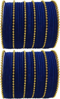 RADHA MOHAN EMPIRE Fabric, Glass Bangle Set(Pack of 60)