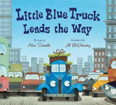 Little Blue Truck Leads the Way Board Book(English, Board book, Schertle Alice)