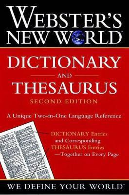 Webster's New World Dictionary And Thesaurus, 2nd Edition (P(English, Paperback, Wo The Editors of the Webster's New)