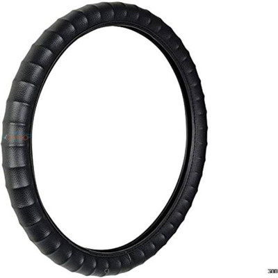 CARIZO Steering Cover For Honda City(Black, Leather)