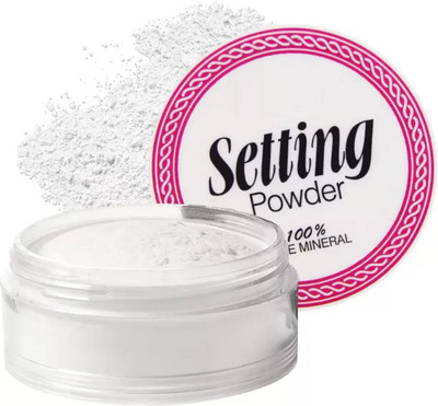 Emijun Make up Fix setting white loose powder  Compact(WHITE, 10 g)