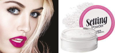 ADJD loose translucent make up setting powder + white loose powder Compact(WHITE, 10 g)