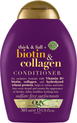 ogx Biotin & Collagen Volumizing Conditioner ,Paraben-Free & Sulfate-Free(385 ml)
