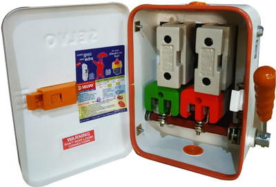 Selvo 32 Amps Double Pole (DP) Switch Fuse Unit 32 A Two Way Electrical Switch(Pack of 1 Number of Switches - 1)
