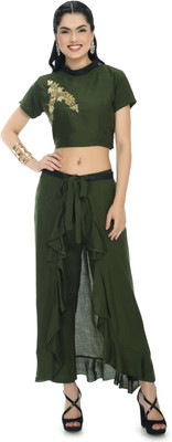 Tillu Pillu Women Crop Top Palazzo Set