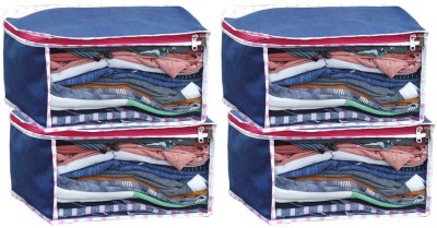 SH NASIMA 04 N Blue Blouse Cover Cloths Cover Front Window Transaprent Set Of 4 04(NEVY BLUE)