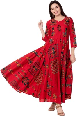 JWF Flared/A-line Gown(Red)