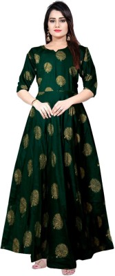MUDRIKA Anarkali Gown(Green)