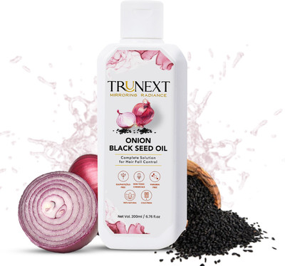 TRUNEXT Onion For Growth And Fall Control Made With Onion Black Seed Hair Oil(200 ml)