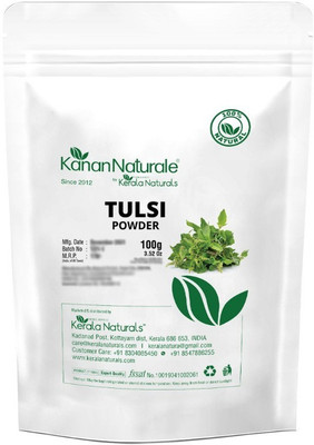 Kerala Naturals Organic Tulsi (Basil / Ocimum Sanctum) Powder 200gm - 100gm x 2 Packs(200 g)