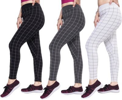 Exitro Multicolor Jegging(Checkered)