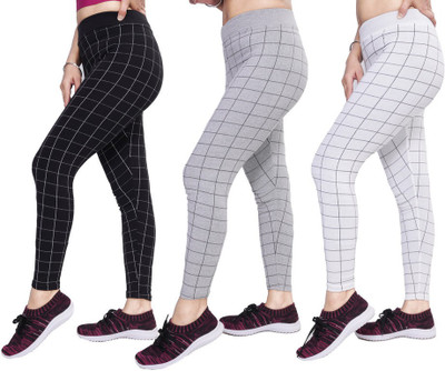 Exitro Multicolor Jegging(Checkered)