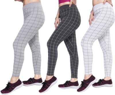 Exitro Multicolor Jegging(Checkered)