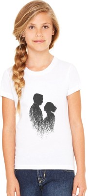 Shubham designer gallery Baby Boys & Baby Girls Printed Cotton Blend T Shirt(White, Pack of 1)