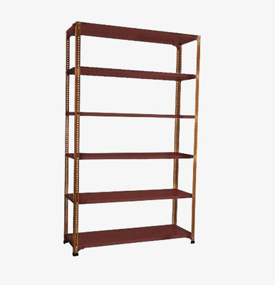 Spacious Heavy-duty power Coating Rack size18X36X77 6 shv...Darkchocolate color Luggage Rack