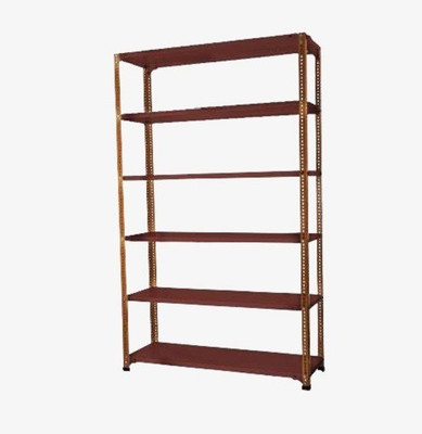 Spacious Heavy-duty power Coating Rack size12X36X79 6 shv...Darkchocolate color Luggage Rack
