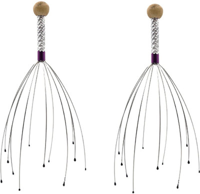 MAJESTIQUE HR134_PACK 2 Handheld Scalp Head Massager Stress and tingle Relief Applicator (Pack of 2) Massager(Pack 2)