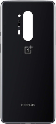 Sandreezz OnePlus 8 Pro (Glass) Back Panel(Onyx Black)