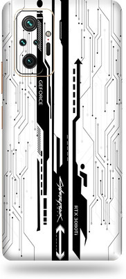 WeCre8 Skin's Mi Note 10 Pro Max, Cyberpunk White Mobile Skin(Multicolor)