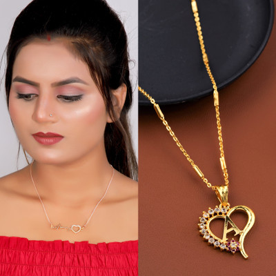 BOGHRA SALES Alloy Gold-plated Gold, Rose Gold Jewellery Set(Pack of 1)
