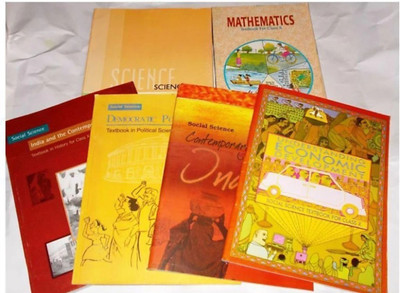 NCERT Class 10th Mathematics Science History Geography Economics And Pol. Science In Combo Pack 6 Books In English MEDUIM(Paperback, NCERT)