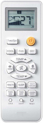 Piyush COMPATIBLE for AC 131 A (HEALTH) same model only COMPATIBLE TO HAIER (TURBO-QUIET)SEND PHOTO WHATSAPP 9822247789 Remote Controller(White)