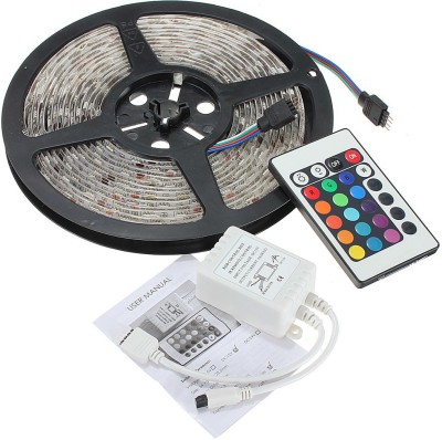 ROSHANI MARKETING 150 LEDs 4 m Multicolor Color Changing, Flickering, Steady Strip Rice Lights(Pack of 1)