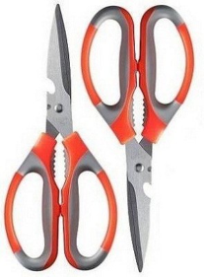 umravatiya 2Pcs Stainless Steel Multi Purpose Scissors(Set of 2, Multicolor)